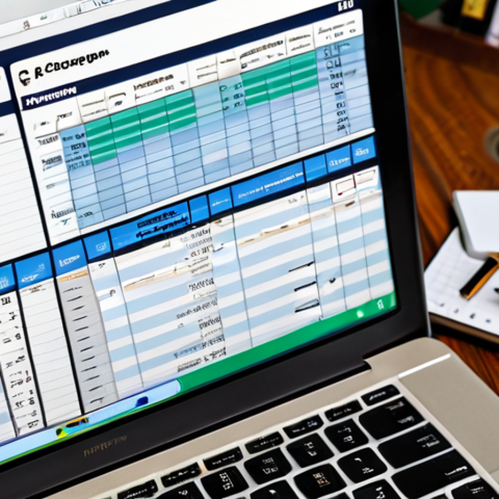금융 리터러시 향상을 위한 독서 목록 - Budgeting & Control**
"A clear, organized personal budget spreadsheet displayed on a laptop screen,...