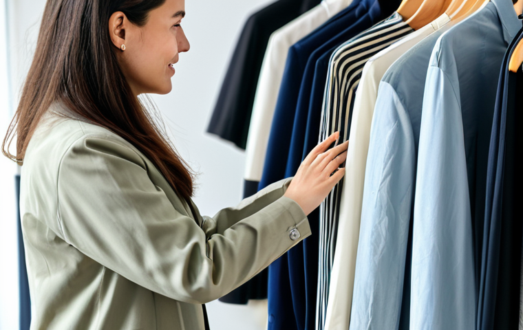 비상 자금 마련을 위한 간단한 방법 - Online Marketplace Seller**
"A person taking well-lit, professional photos of used clothing for onl...